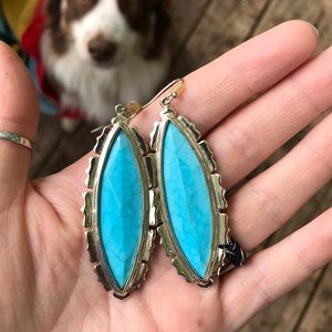 Kendra Scott Joelle Turquoise earrings